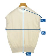 Drawer（ドロワー）ベスト/ノースリーブ 白 サイズ:2(M位) レディース/2200655567387