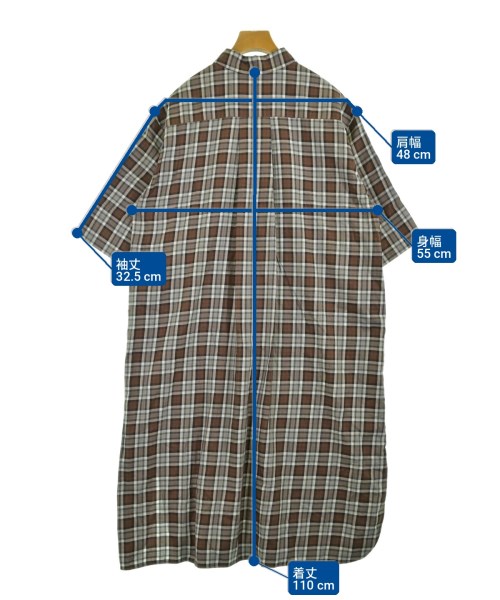 Drawer（ドロワー）シャツワンピース 茶 サイズ:36(S位) レディース/2200716482031