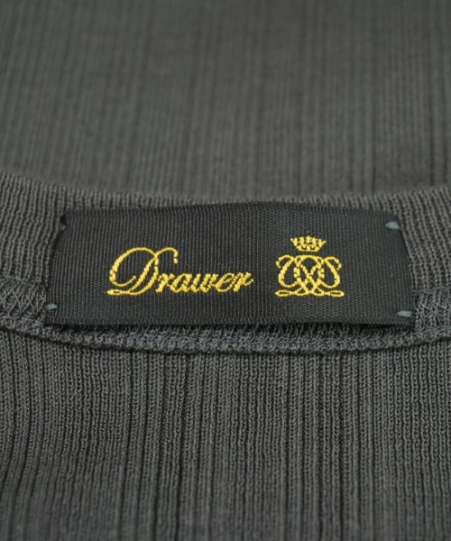 Drawer（ドロワー）Tシャツ・カットソー グレー サイズ:-(XS位) レディース/2200719102059