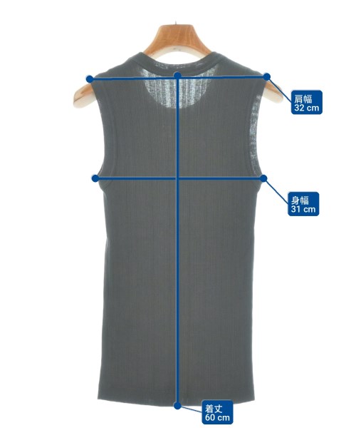 Drawer（ドロワー）Tシャツ・カットソー グレー サイズ:-(XS位) レディース/2200719102059