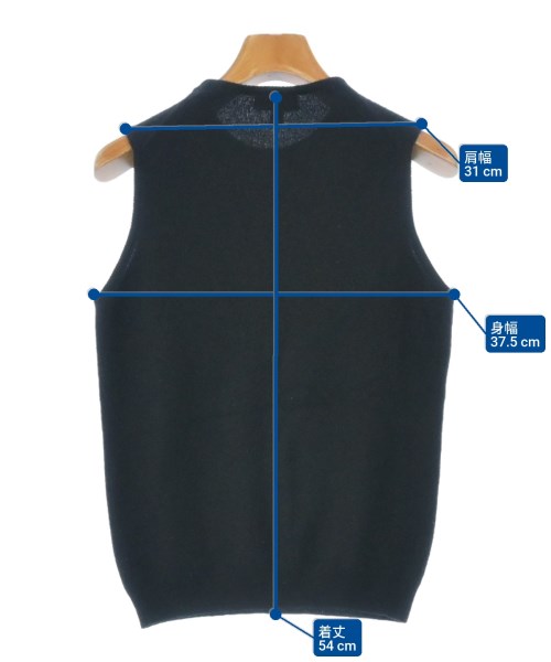 Drawer（ドロワー）ベスト 黒 サイズ:1(S位) レディース/2200634921278