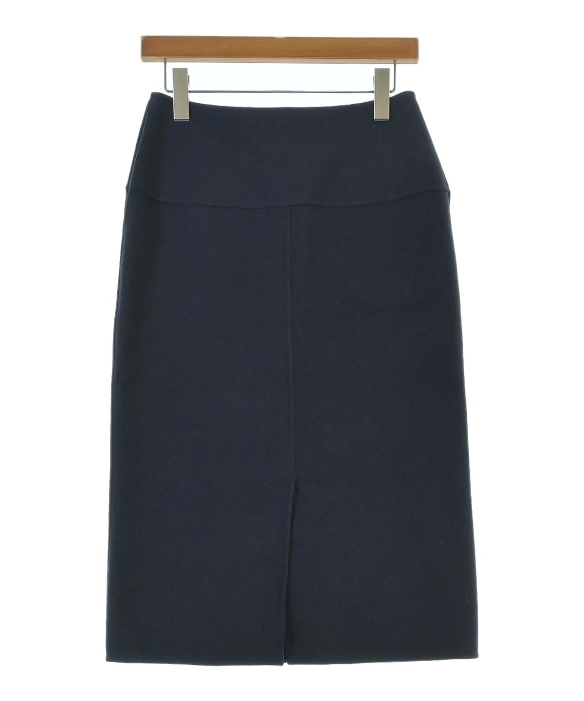 Drawer ウールスカート　36 Drawer（ドロワー）ロング・マキシ丈スカート 紺 サイズ:36(S位