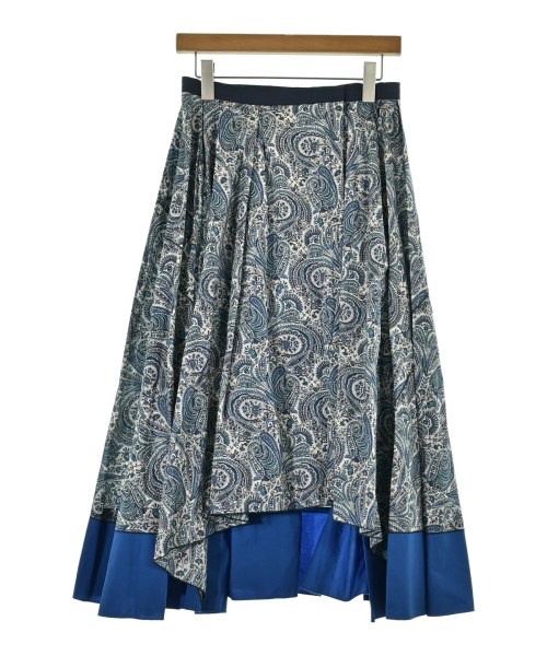 Drawer(ドロワー)ロング・マキシ丈スカート 青 サイズ:36(S位)/2200638706024
