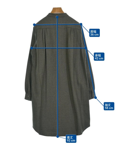 Drawer（ドロワー）シャツワンピース グレー サイズ:36(S位) レディース/2200638706093