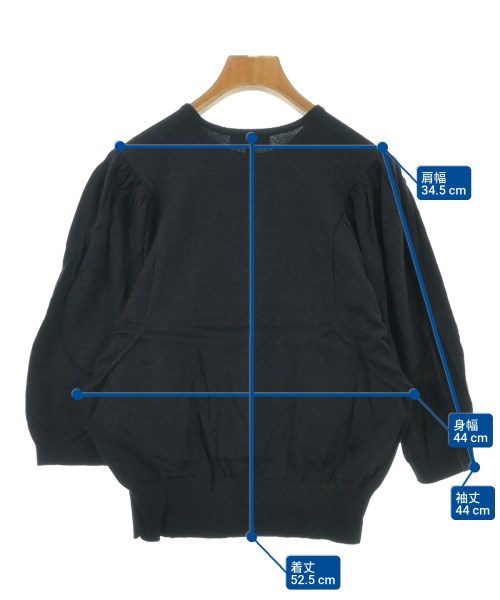 Drawer（ドロワー）ニット・セーター 黒 サイズ:2(M位) レディース/2200637899437