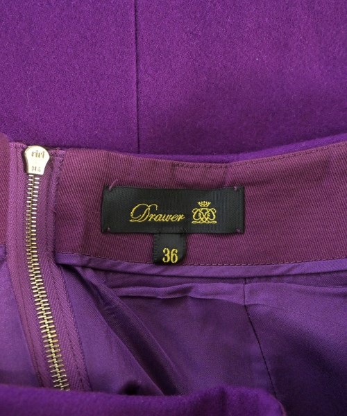 Drawer（ドロワー）ロング・マキシ丈スカート 紫 サイズ:36(S位) レディース/2200639266060