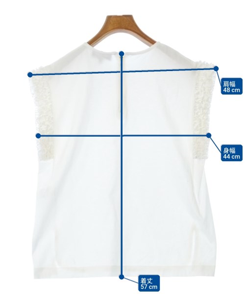 Drawer（ドロワー）ノースリーブ 白 サイズ:2(M位) レディース/2200651295055