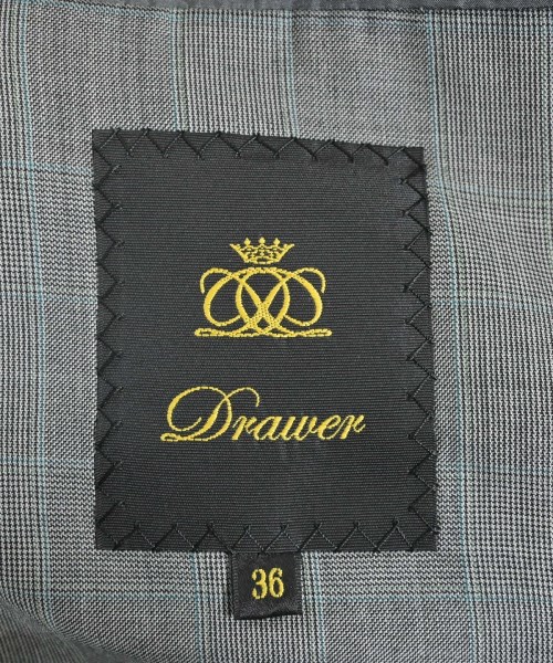 Drawer（ドロワー）テーラードジャケット グレー サイズ:36(S位) レディース/2200650737129