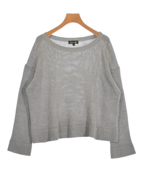 Drawer(ドロワー)ニット・セーター グレー サイズ:1(S位)/2200651483025