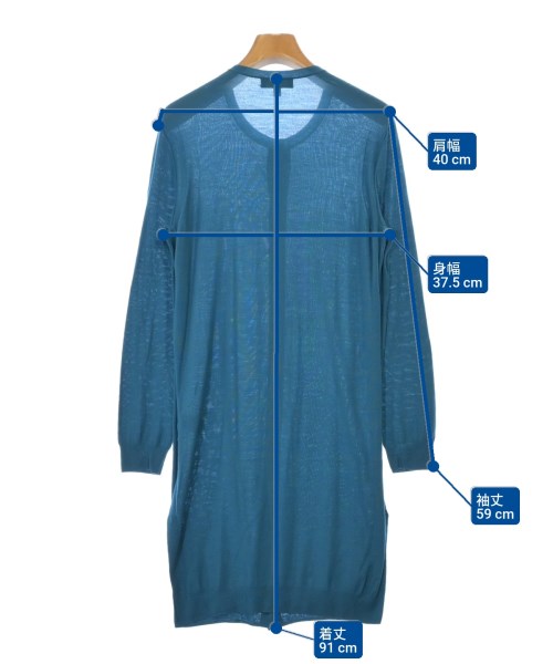 Drawer（ドロワー）カーディガン 青 サイズ:1(S位) レディース/2200651989046