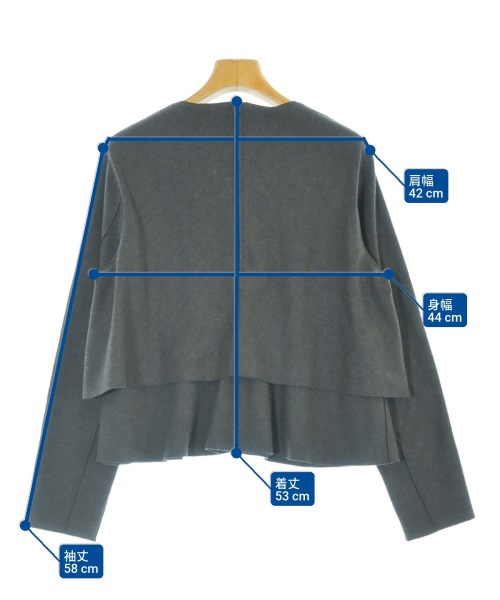 Drawer（ドロワー）ブラウス グレー サイズ:38(M位) レディース/2200652069068