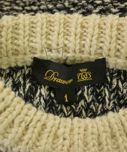 Drawer（ドロワー）ニット・セーター 黒 サイズ:1(S位) レディース/2200647714010