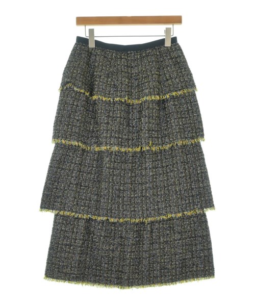 Drawer(ドロワー)ロング・マキシ丈スカート 紺 サイズ:38(M位)/2200653452029