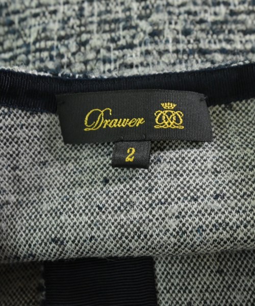 Drawer（ドロワー）ノーカラージャケット 黒 サイズ:2(M位) レディース/2200659588036