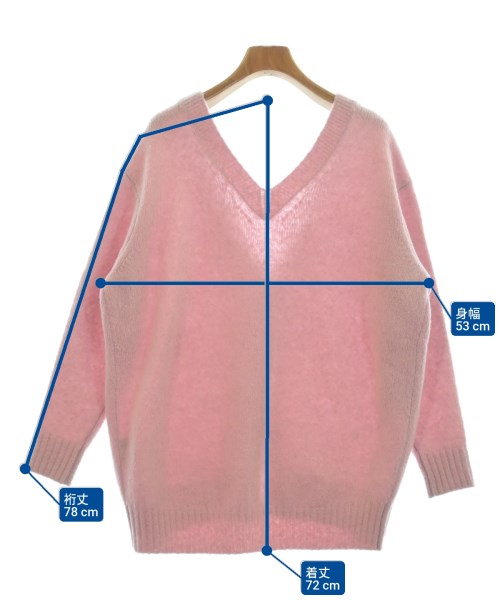 Drawer（ドロワー）カーディガン ピンク サイズ:F レディース/2200662644019