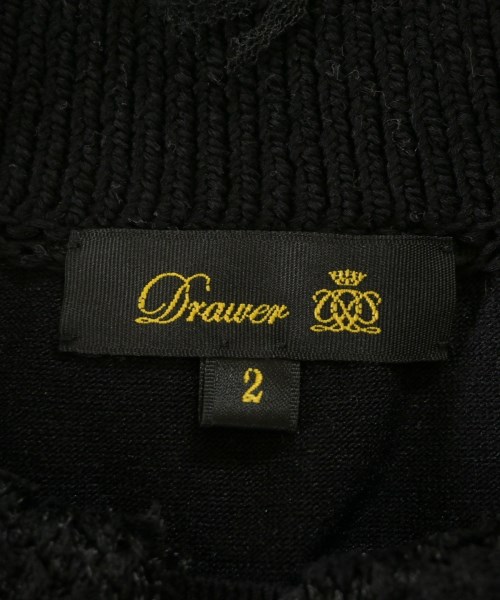 Drawer（ドロワー）ニット・セーター 黒 サイズ:2(M位) レディース/2200663360024