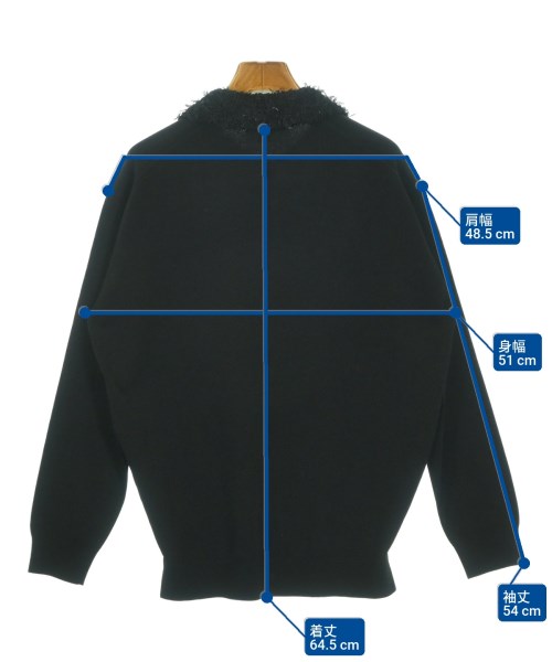 Drawer（ドロワー）ニット・セーター 黒 サイズ:2(M位) レディース/2200663360024