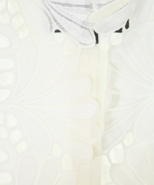 Drawer（ドロワー）ノーカラージャケット 白 サイズ:36(S位) レディース/2200662301011