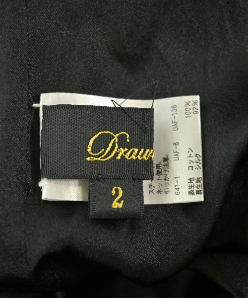 Drawer（ドロワー）ひざ丈スカート 黒 サイズ:2(M位) レディース/2200667187061