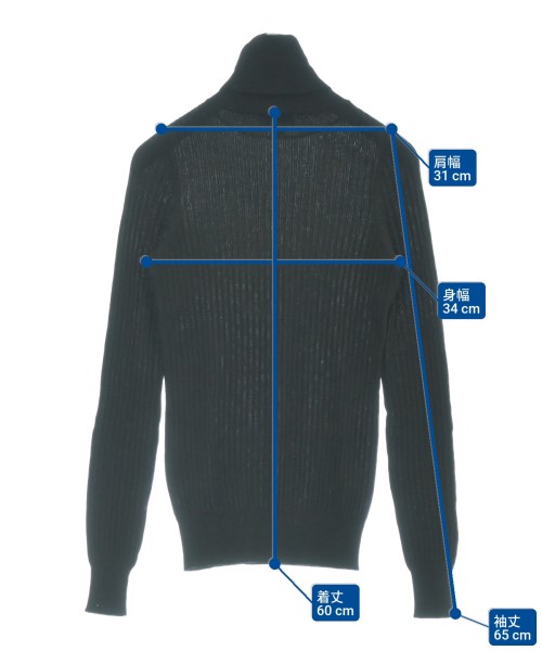 Drawer（ドロワー）ニット・セーター 黒 サイズ:1(S位) レディース/2200668369114