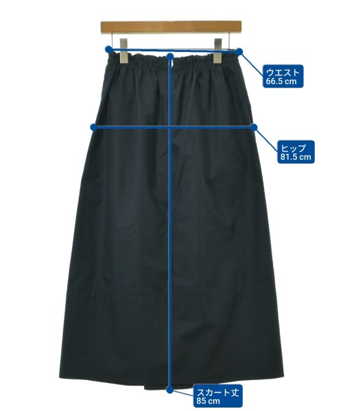 Drawer（ドロワー）ロング・マキシ丈スカート 紺 サイズ:38(M位) レディース/2200666318091