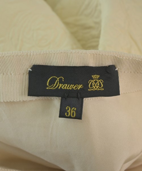 Drawer（ドロワー）ひざ丈スカート 黄 サイズ:36(S位) レディース/2200665652172