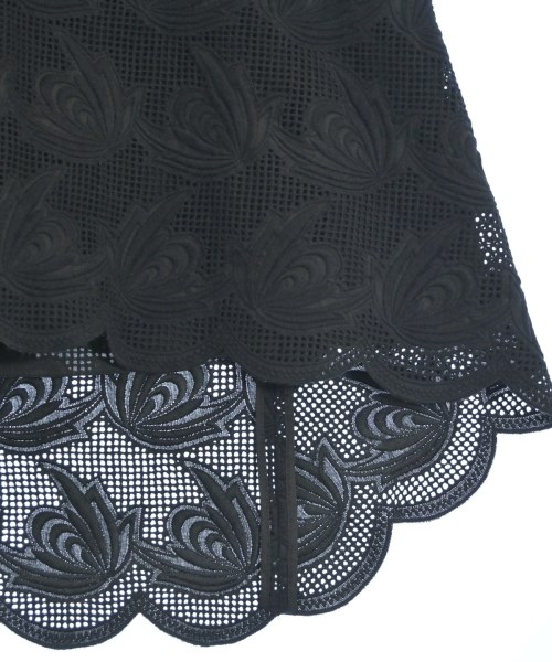 Drawer（ドロワー）ひざ丈スカート 黒 サイズ:36(S位) レディース/2200670396122