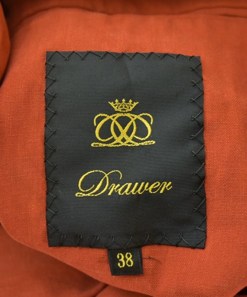 Drawer（ドロワー）カジュアルジャケット オレンジ サイズ:38(M位) レディース/2200670851027