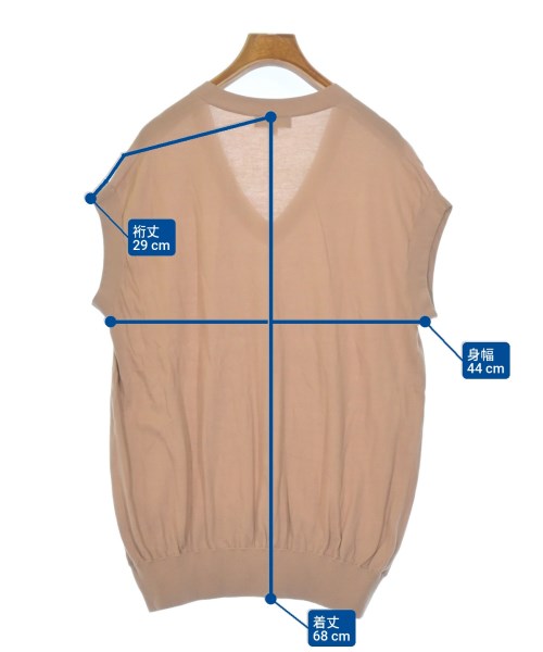 Drawer（ドロワー）ベスト/ノースリーブ ベージュ サイズ:2(M位) レディース/2200671051068