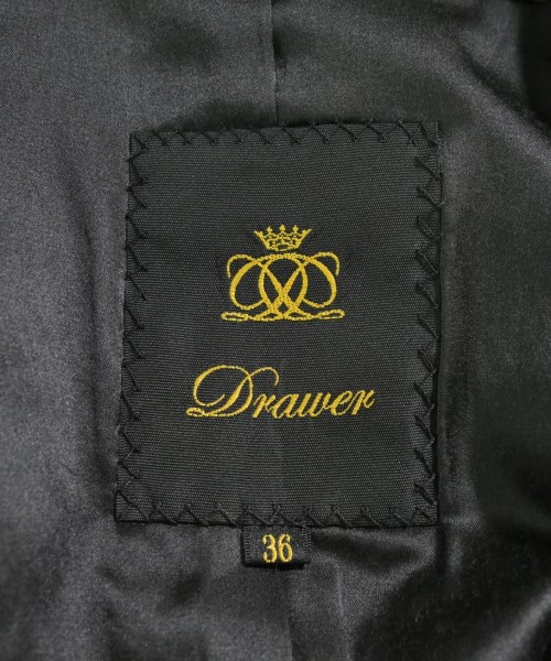 Drawer（ドロワー）カジュアルジャケット 黒 サイズ:36(S位) レディース/2200671516017