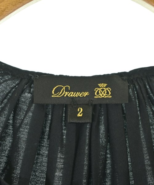 Drawer（ドロワー）Tシャツ・カットソー 黒 サイズ:2(M位) レディース/2200731147052