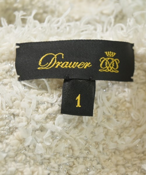 Drawer（ドロワー）カーディガン 白 サイズ:1(S位) レディース/2200717172054
