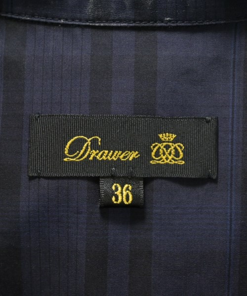 Drawer（ドロワー）シャツワンピース 紺 サイズ:36(S位) レディース/2200713725117