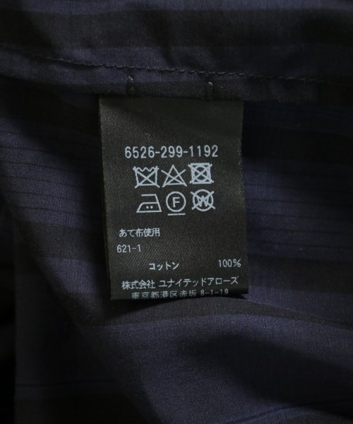 Drawer（ドロワー）シャツワンピース 紺 サイズ:36(S位) レディース/2200713725117