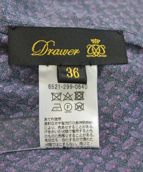 Drawer（ドロワー）ブラウス 紫 サイズ:36(S位) レディース/2200720427097