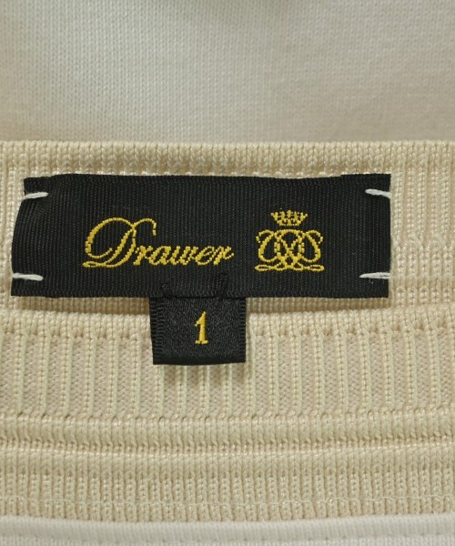 Drawer（ドロワー）Tシャツ・カットソー 白 サイズ:1(S位) レディース/2200720427103
