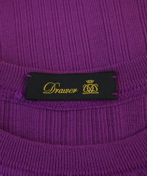 Drawer（ドロワー）Tシャツ・カットソー 紫 サイズ:-(XS位) レディース/2200724075119