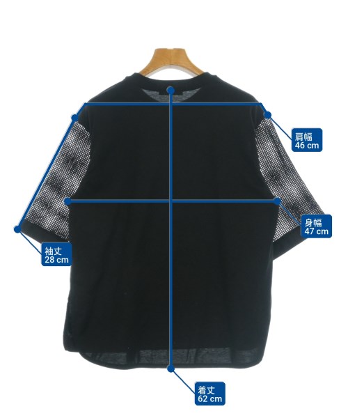 Drawer（ドロワー）Tシャツ・カットソー 黒 サイズ:F レディース/2200724075133