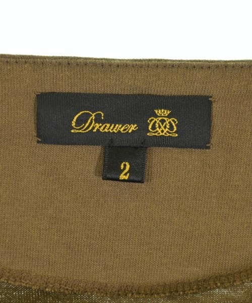 Drawer（ドロワー）Tシャツ・カットソー 茶 サイズ:2(M位) レディース/2200724835195