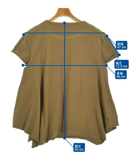 Drawer（ドロワー）Tシャツ・カットソー 茶 サイズ:2(M位) レディース/2200724835195