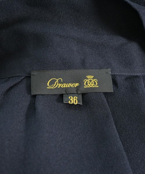 Drawer（ドロワー）ブラウス 紺 サイズ:36(S位) レディース/2200702598685