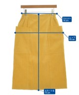 Drawer（ドロワー）ロング・マキシ丈スカート 黄 サイズ:36(S位) レディース/2200677370163