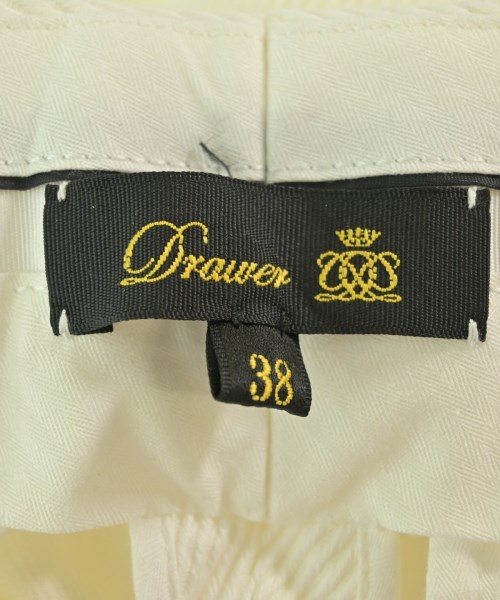 Drawer（ドロワー）スラックス 白 サイズ:38(M位) レディース/2200679060093