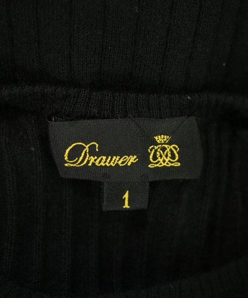 Drawer（ドロワー）ニット・セーター 黒 サイズ:1(S位) レディース/2200689680052
