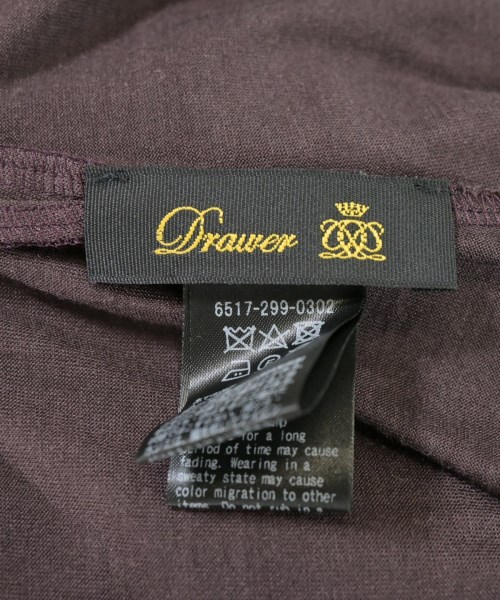 Drawer（ドロワー）Tシャツ・カットソー 茶 サイズ:F レディース/2200684216034