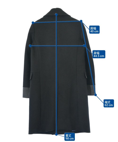 Paul Smith BLACK（ポールスミスブラック）ステンカラーコート 黒 サイズ:40(M位) レディース/2200624662013