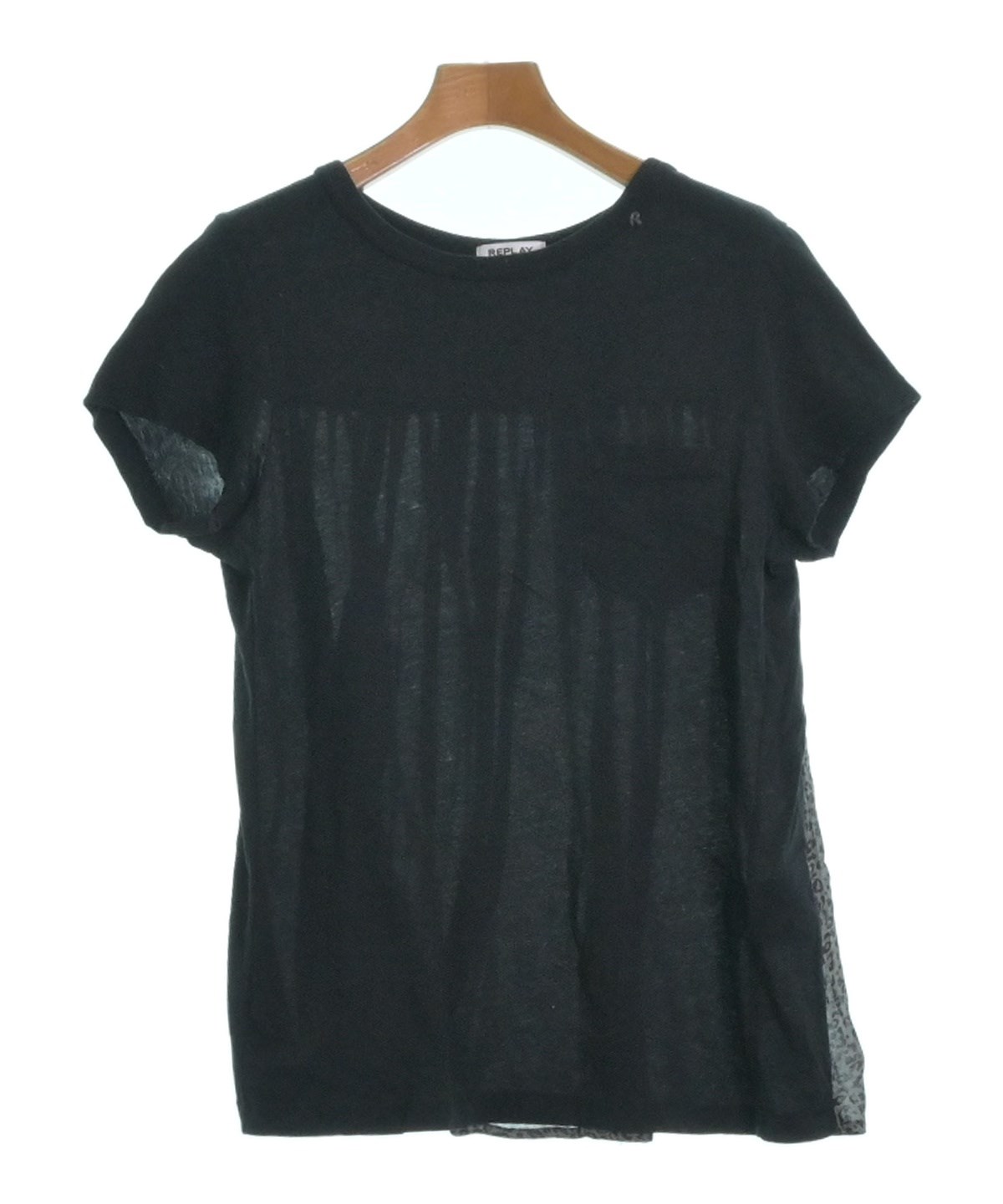 定番人気！ REPLAY（リプレイ）Tシャツ・カットソー 黒 サイズ:XS トップス
