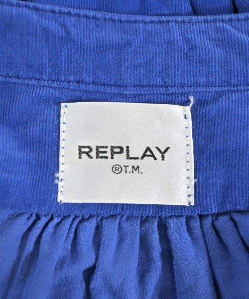 REPLAY（リプレイ）シャツワンピース 青 サイズ:F レディース/2200702237027