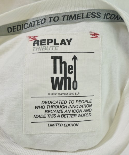 REPLAY（リプレイ）Tシャツ・カットソー 白 サイズ:L レディース/2200709790044