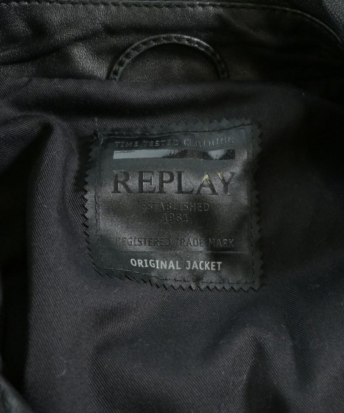 REPLAY（リプレイ）ライダース 黒 サイズ:M レディース/2200723857044